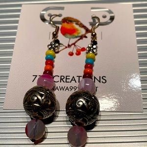 Crystal drop earrings